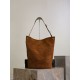 Replica Borsa a secchiello morbida Niki YSL Saint Laurent pelle scamosciata caramello Imitazioni Replica Borsa a secchiello morbida Niki YSL Saint Laurent pelle scamosciata caramello