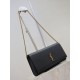 Replica Pochette Kate YSL Saint Laurent pelle martellata nero Imitazioni Replica Pochette Kate YSL Saint Laurent pelle martellata nero