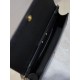 Replica Pochette Kate YSL Saint Laurent pelle martellata nero Imitazioni Replica Pochette Kate YSL Saint Laurent pelle martellata nero