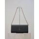 Replica Pochette Kate YSL Saint Laurent pelle martellata nero Imitazioni Replica Pochette Kate YSL Saint Laurent pelle martellata nero