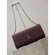 Replica Pochette Kate YSL Saint Laurent pelle martellata Marrone Imitazioni Replica Pochette Kate YSL Saint Laurent pelle martellata Marrone