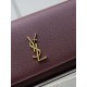 Replica Pochette Kate YSL Saint Laurent pelle martellata Marrone Imitazioni Replica Pochette Kate YSL Saint Laurent pelle martellata Marrone