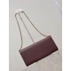 Replica Pochette Kate YSL Saint Laurent pelle martellata Marrone Imitazioni Replica Pochette Kate YSL Saint Laurent pelle martellata Marrone
