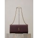 Replica Pochette Kate YSL Saint Laurent pelle martellata Marrone Imitazioni Replica Pochette Kate YSL Saint Laurent pelle martellata Marrone