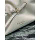Replica Borsa a spalla Prada Dada piccola in nappa beige
