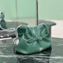 Replica Borsa  1:1 a spalla Prada Dada piccola in nappa verde