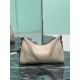 Replica Borsa a tracolla grande Prada Aimée 1BC280 pelle di cervo beige Imitazioni Replica Borsa a tracolla grande Prada Aimée 1BC280 pelle di cervo beige