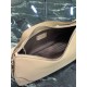 Replica Borsa a tracolla grande Prada Aimée 1BC280 pelle di cervo beige Imitazioni Replica Borsa a tracolla grande Prada Aimée 1BC280 pelle di cervo beige