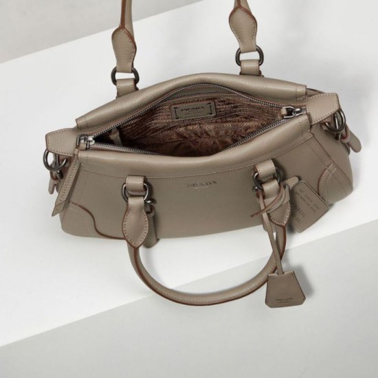 Replica Borsa a mano grande Prada 1BG604 beige