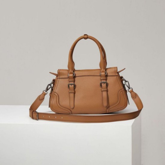 Replica Borsa a mano grande Prada 1BG604 Marrone