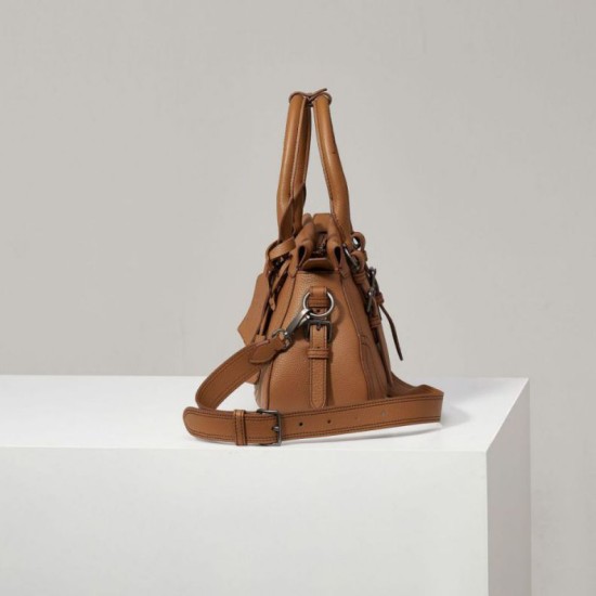 Replica Borsa a mano grande Prada 1BG604 Marrone