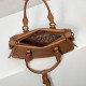 Replica Borsa a mano grande Prada 1BG604 Marrone