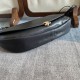 Replica Borse Celine Halfmoon Soft Triomphe morbida pelle di agnello lucida Nera Imitazioni Replica Borse Celine Halfmoon Soft Triomphe morbida pelle di agnello lucida Nera