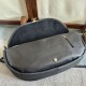 Replica Borse Celine Halfmoon Soft Triomphe morbida pelle di agnello lucida Nera Imitazioni Replica Borse Celine Halfmoon Soft Triomphe morbida pelle di agnello lucida Nera