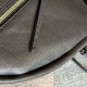 Replica Borse Celine Halfmoon Soft Triomphe morbida pelle di agnello lucida Nera Imitazioni Replica Borse Celine Halfmoon Soft Triomphe morbida pelle di agnello lucida Nera
