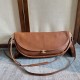 Replica Borse Celine Halfmoon Soft Triomphe morbida pelle di agnello lucida Marrone Imitazioni Replica Borse Celine Halfmoon Soft Triomphe morbida pelle di agnello lucida Marrone