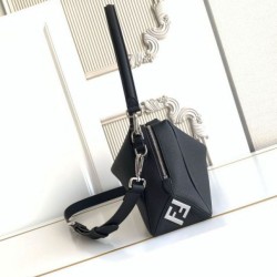 Replica Perfetta a spalla Fendi Lui media/grande 7VA667 Nero Imitazioni Replica Perfetta a spalla Fendi Lui media/grande 7VA667 Nero