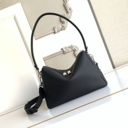 Replica Perfetta a spalla Fendi Lui media/grande 7VA667 Nero
