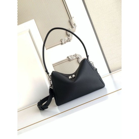 Replica Perfetta a spalla Fendi Lui media/grande 7VA667 Nero Imitazioni Replica Perfetta a spalla Fendi Lui media/grande 7VA667 Nero