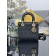Replica Borse Dior Cannage Lucky Star Studded Mini Lady Dior con ciondoli D.I.O.R. nero Imitazioni Replica Borse Dior Cannage Lucky Star Studded Mini Lady Dior con ciondoli D.I.O.R. nero