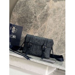 Borsa a tracolla Dior Hit The Road Dior Gravity Blu Navy