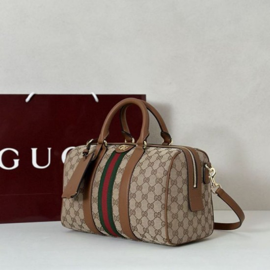 Replica Borse boston media Gucci Ophidia 857595 Marrone Imitazioni Replica Borse boston media Gucci Ophidia 857595 Marrone