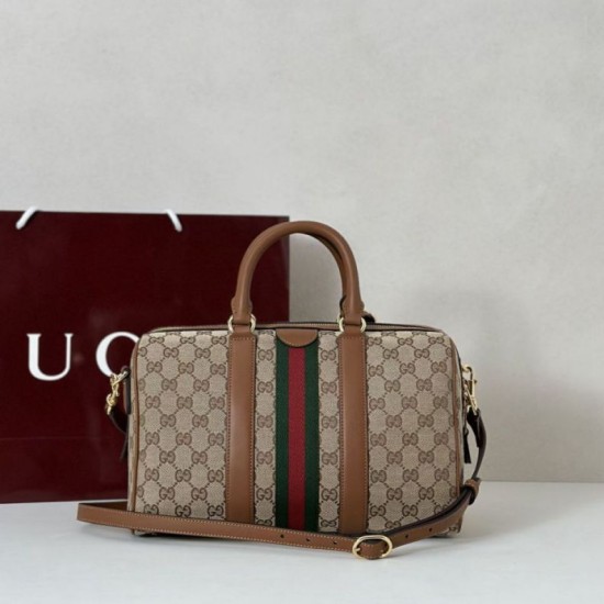 Replica Borse boston media Gucci Ophidia 857595 Marrone Imitazioni Replica Borse boston media Gucci Ophidia 857595 Marrone