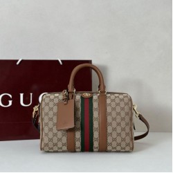Replica Borse  boston media Gucci Ophidia 857595 Marrone