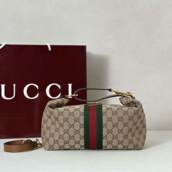 Replica Borse media Gucci Vanity con manico superiore 857799 Marrone Imitazioni Replica Borse media Gucci Vanity con manico superiore 857799 Marrone