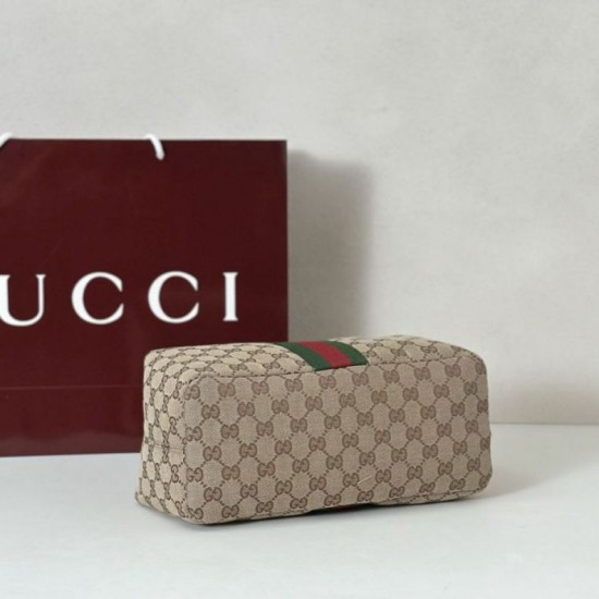 Replica Borse media Gucci Vanity con manico superiore 857799 Marrone Imitazioni Replica Borse media Gucci Vanity con manico superiore 857799 Marrone