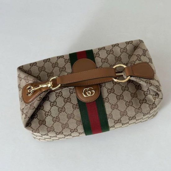 Replica Borse media Gucci Vanity con manico superiore 857799 Marrone Imitazioni Replica Borse media Gucci Vanity con manico superiore 857799 Marrone