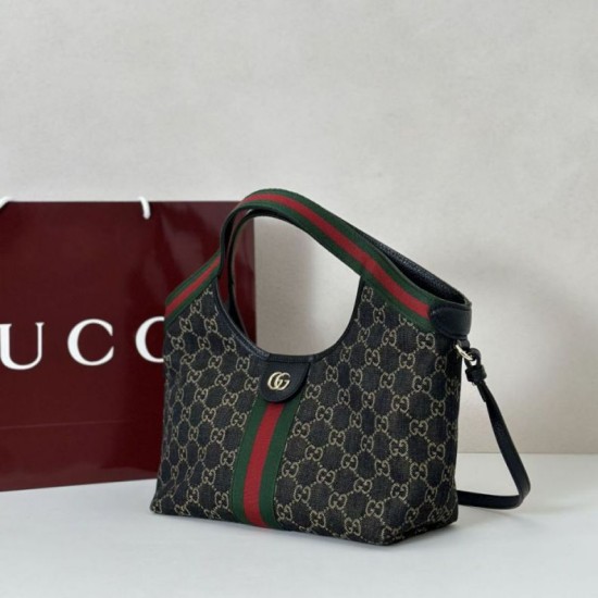 Replica Borsa 1:1 tote piccola Gucci Giglio 860845 nera/bianca Imitazioni Replica Borsa 1:1 tote piccola Gucci Giglio 860845 nera/bianca