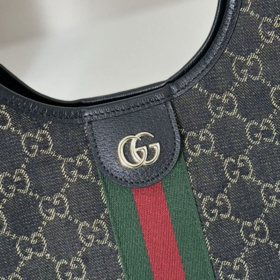Replica Borsa 1:1 tote piccola Gucci Giglio 860845 nera/bianca Imitazioni Replica Borsa 1:1 tote piccola Gucci Giglio 860845 nera/bianca