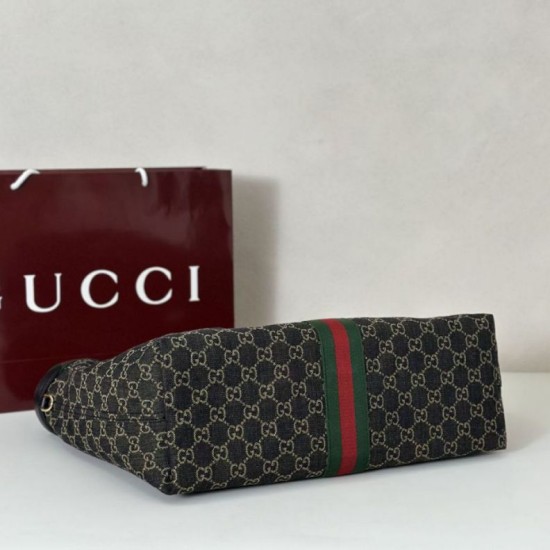 Replica Borsa tote grande Gucci Giglio 853971 bianco/nero