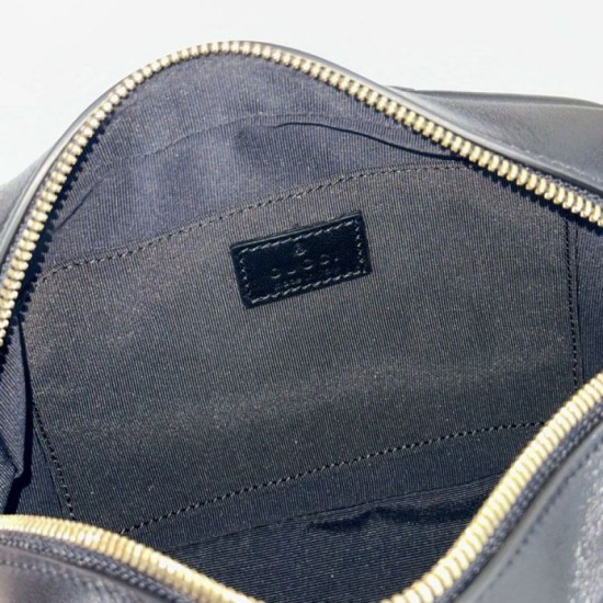 Replica Gucci 855273 GG Marmont borsa piccola per fotocamera nera Imitazioni Replica Gucci 855273 GG Marmont borsa piccola per fotocamera nera