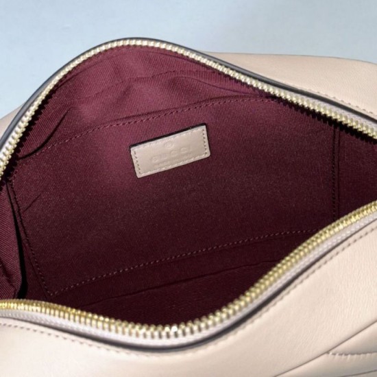 Replica Gucci 855273 GG Marmont borsa piccola per fotocamera rosa Imitazioni Replica Gucci 855273 GG Marmont borsa piccola per fotocamera rosa