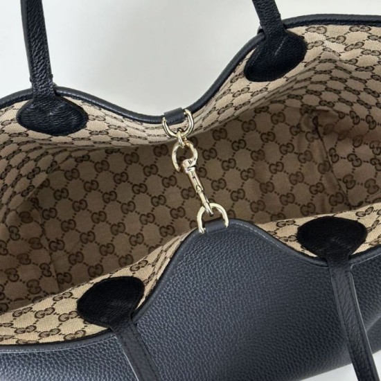 Replica Gucci 839112 Totissima borsa grande tote reversibile nero/marrone Imitazioni Replica Gucci 839112 Totissima borsa grande tote reversibile nero/marrone