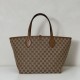 Replica Gucci 839112 Totissima borsa grande tote reversibile marrone Imitazioni Replica Gucci 839112 Totissima borsa grande tote reversibile marrone