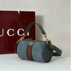 Replica Gucci 846869 Mini borsa Ophidia scamosciato verde Imitazioni Replica Gucci 846869 Mini borsa Ophidia scamosciato verde