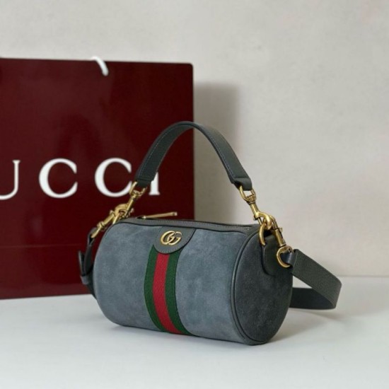 Replica Gucci 846869 Mini borsa Ophidia scamosciato verde Imitazioni Replica Gucci 846869 Mini borsa Ophidia scamosciato verde