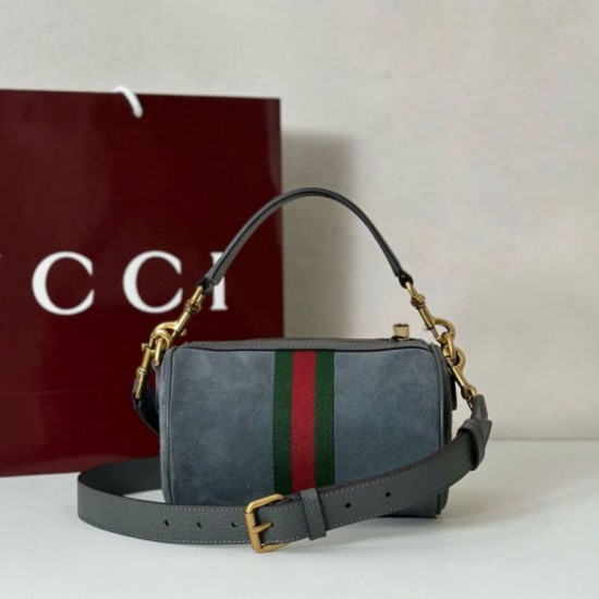 Replica Gucci 846869 Mini borsa Ophidia scamosciato verde Imitazioni Replica Gucci 846869 Mini borsa Ophidia scamosciato verde