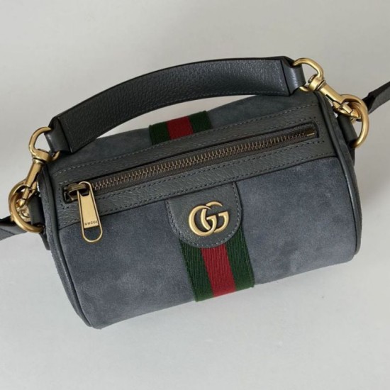 Replica Gucci 846869 Mini borsa Ophidia scamosciato verde Imitazioni Replica Gucci 846869 Mini borsa Ophidia scamosciato verde