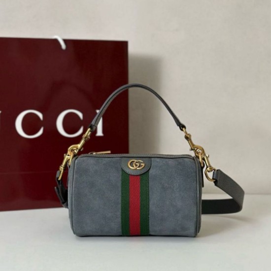 Replica Gucci 846869 Mini borsa Ophidia scamosciato verde Imitazioni Replica Gucci 846869 Mini borsa Ophidia scamosciato verde