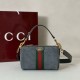 Replica Gucci 846869 Mini borsa Ophidia scamosciato verde Imitazioni Replica Gucci 846869 Mini borsa Ophidia scamosciato verde