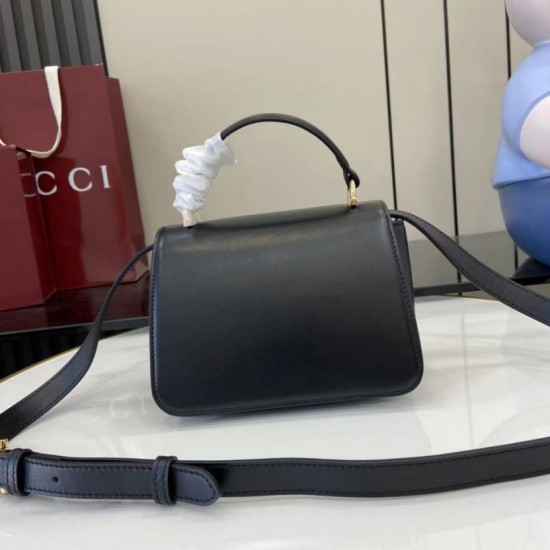 Replica Borsa 1:1 piccola con manico Gucci Siena 855536 Nero Imitazioni Replica Borsa 1:1 piccola con manico Gucci Siena 855536 Nero
