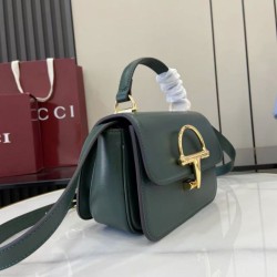 Borsa piccola con manico Gucci Siena 855536 verde Borsa piccola con manico Gucci Siena 855536 verde