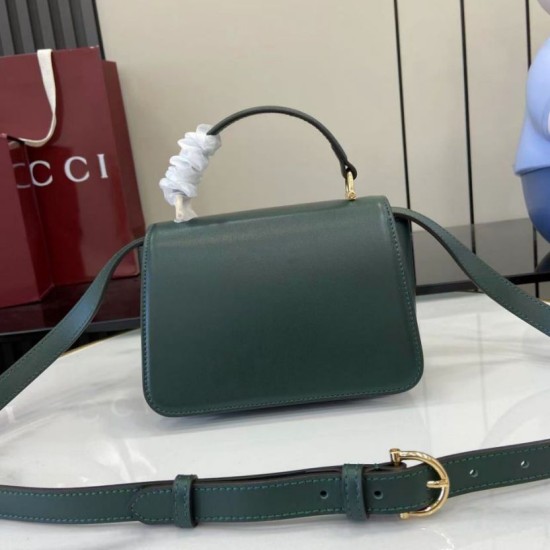 Replica Borsa piccola con manico Gucci Siena 855536 verde Imitazioni Replica Borsa piccola con manico Gucci Siena 855536 verde