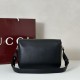 Replica Borsa a tracolla piccola Gucci Horsebit 1955 Aura 847063 Nero
