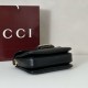 Replica Borsa a tracolla piccola Gucci Horsebit 1955 Aura 847063 Nero