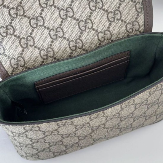Replica Mini borsa a tracolla Gucci Ophidia 838599 marrone Imitazioni Replica Mini borsa a tracolla Gucci Ophidia 838599 marrone